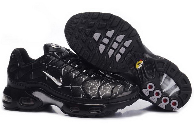 Mens Nike Air Max TN Spider Black Shoes